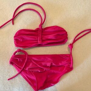 Lanvin Pink Bikini Set Sz 34